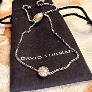 DAVID YURMAN Diamond Chatelaine Petite Pave Station Bracelet DAVID YURMAN